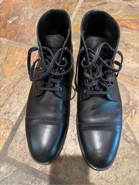 Thursday Boot Company Black Leather Chukka Boots